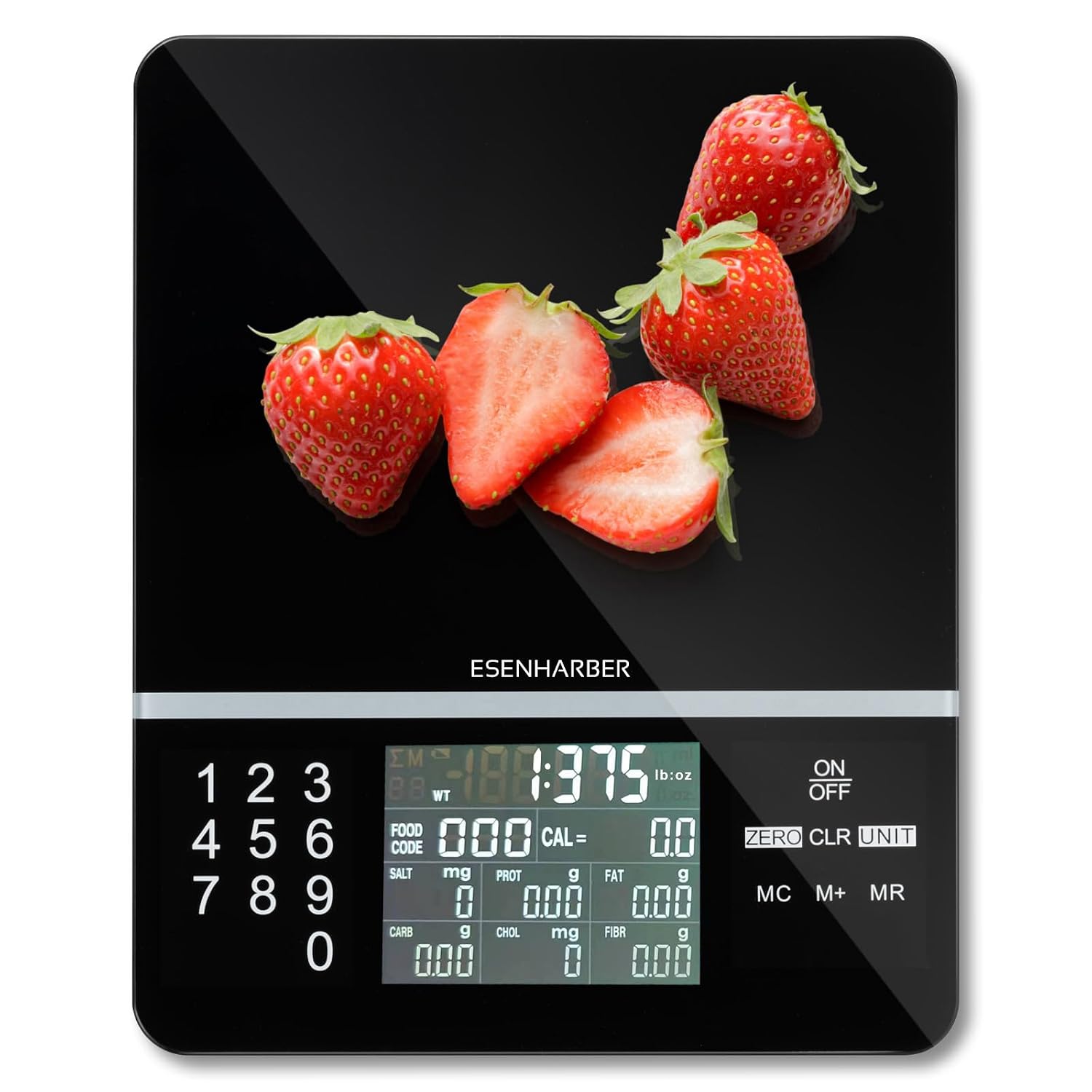 Meal Prep Weight Loss - Digital Food Scale with Calorie Calculator,