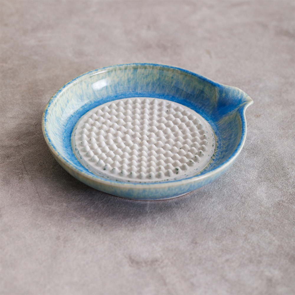 Meal Prep Manual - Handmade Manual Ceramic Garlic Grater 2-in-1