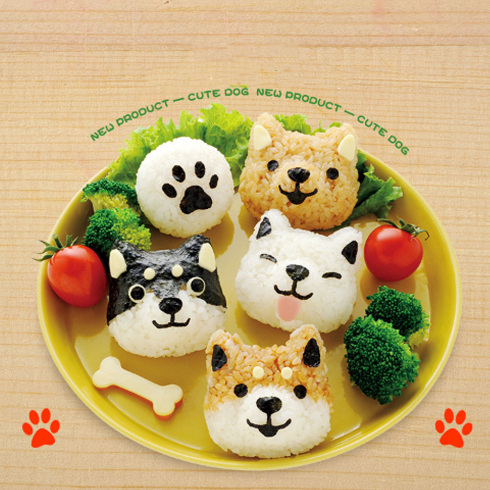 1Set Cute Puppy Shaped Rice Ba - Meal Prep Rice recension och pris