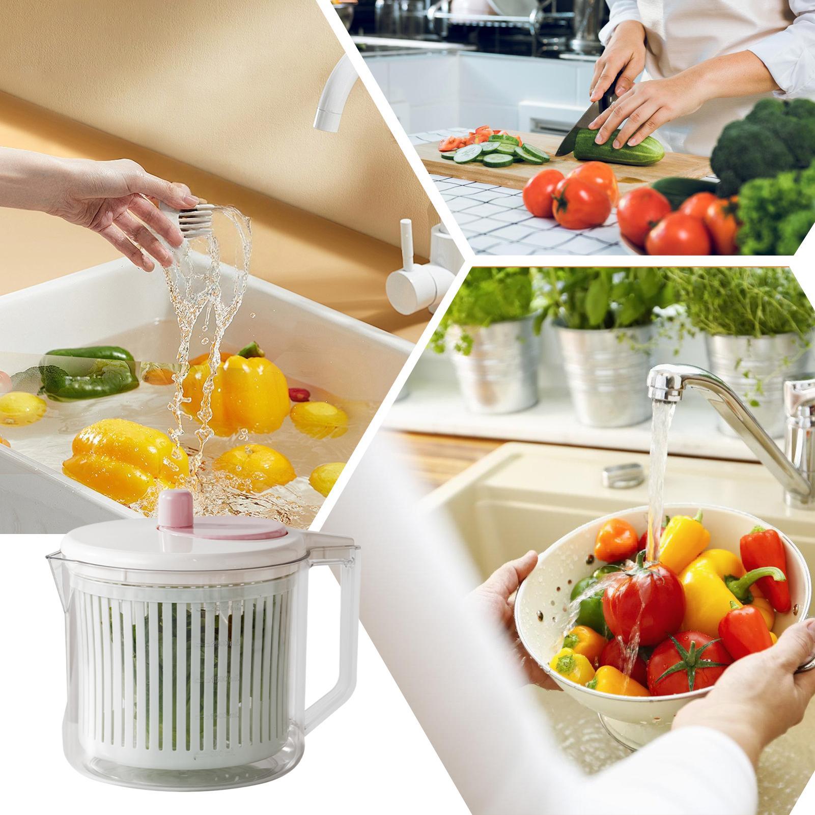 Salad Spinner Manual Vegetable - Meal Prep Manual recension och pris