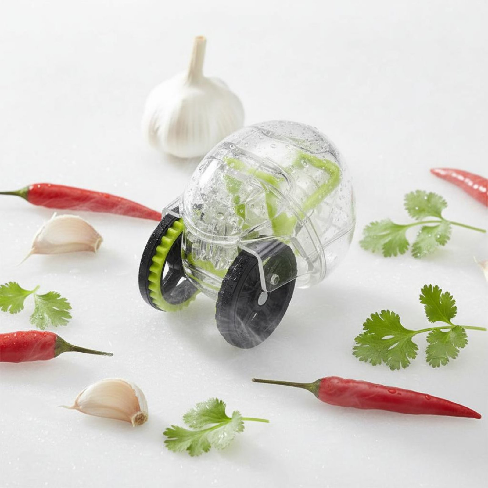 Hand Push Garlic Chopper Fast  - Meal Prep Manual recension och pris