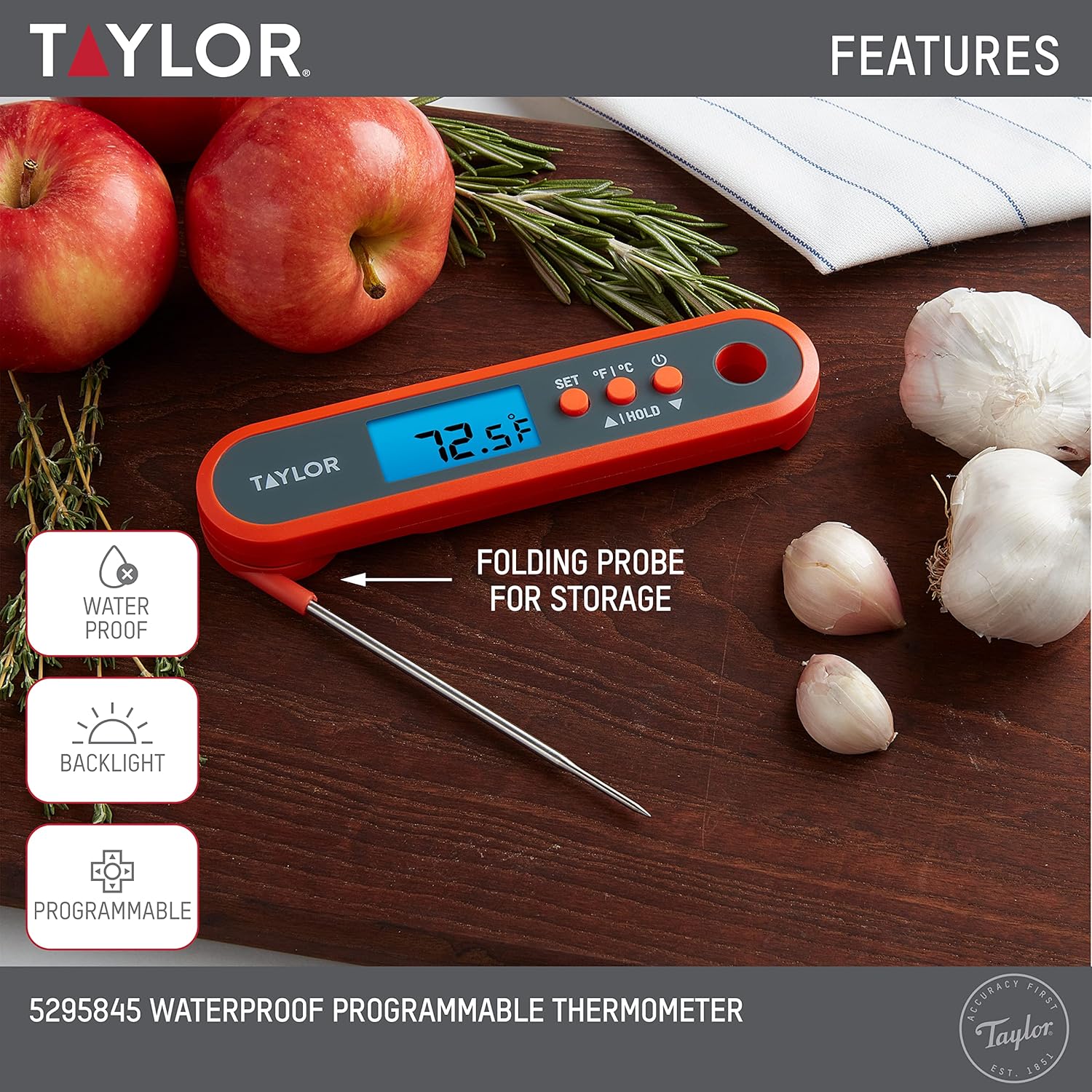 Digital Waterproof Meat Thermo - Meal Prep With Chicken recension och pris