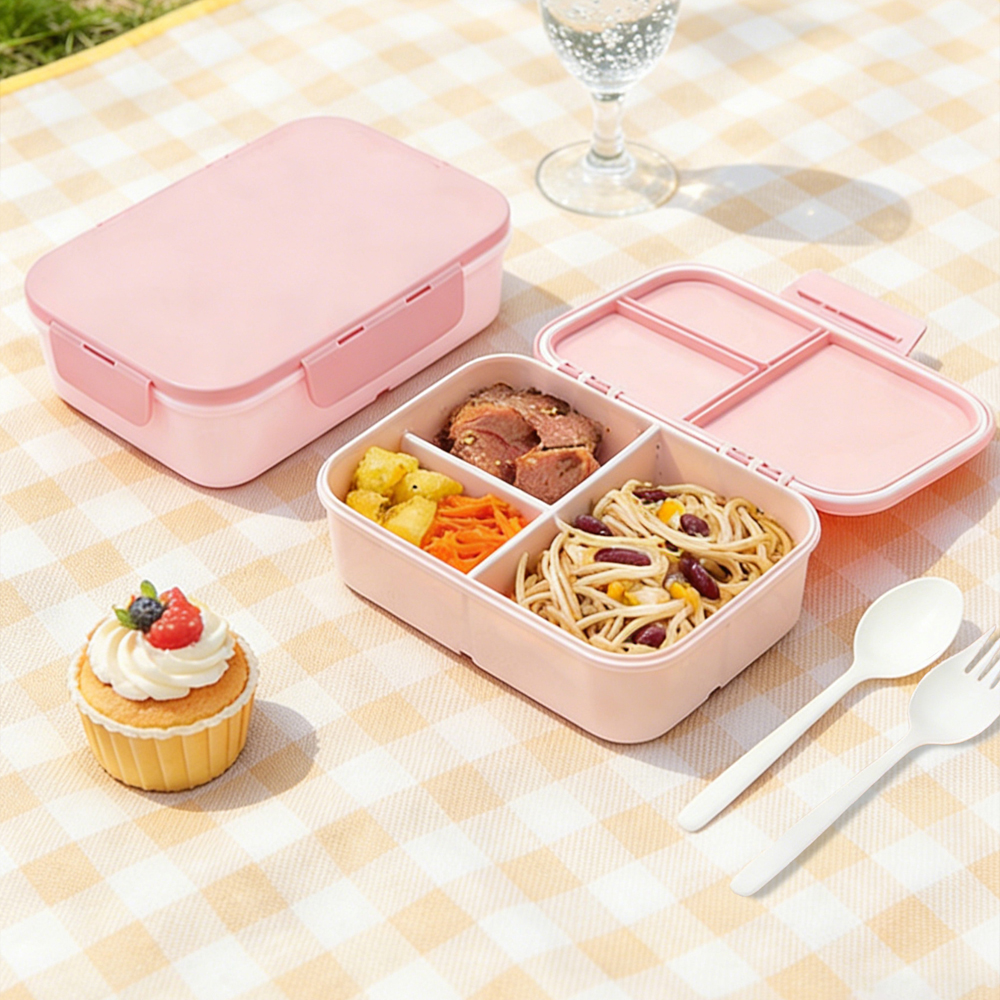 Flip Lid Bento Box 3 Compartme - Meal Prep For A Day recension och pris