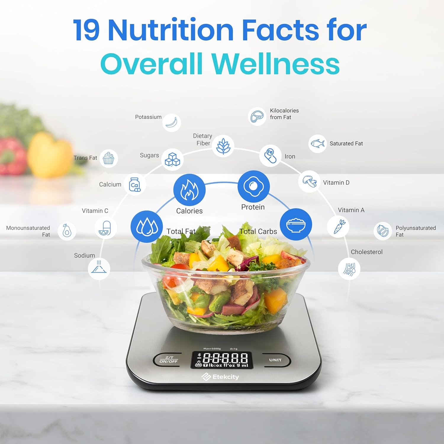 Food Nutrition Kitchen Scale,  - Meal Prep Weight Loss recension och pris