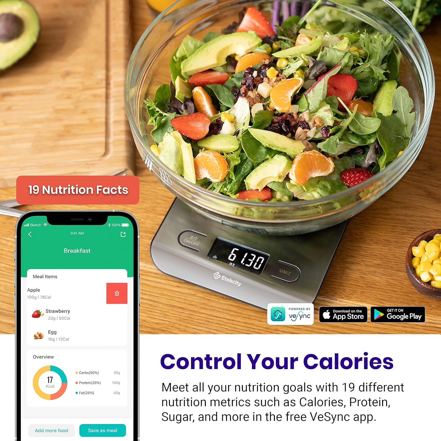 Food Nutrition Kitchen Scale,  - Meal Prep Weight Loss recension och pris