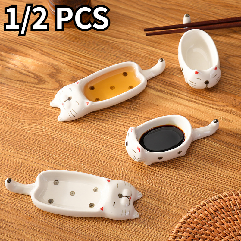 1/2 Pcs Kitchen Tableware Cera - Sauce Dipping Cup recension och pris