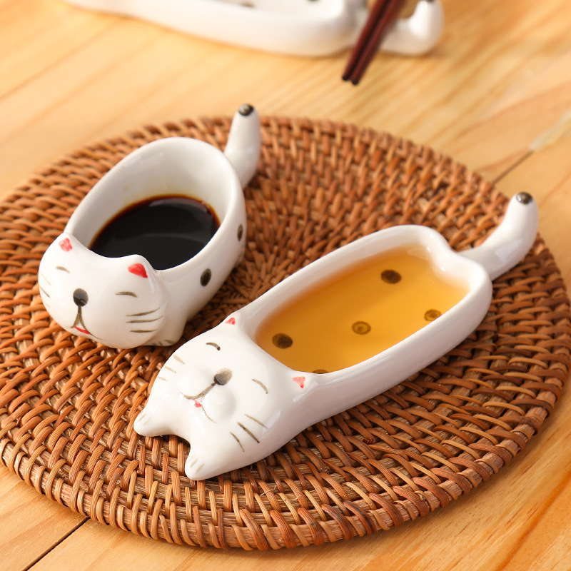 1/2 Pcs Kitchen Tableware Cera - Sauce Dipping Cup recension och pris