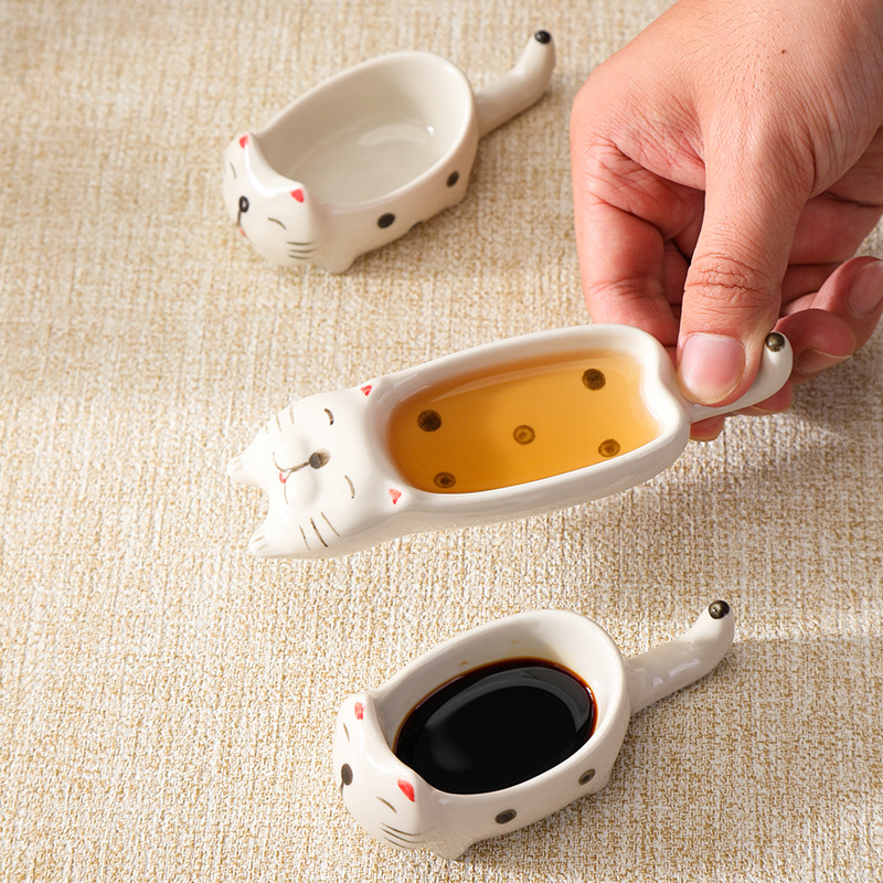 1/2 Pcs Kitchen Tableware Cera - Sauce Dipping Cup recension och pris