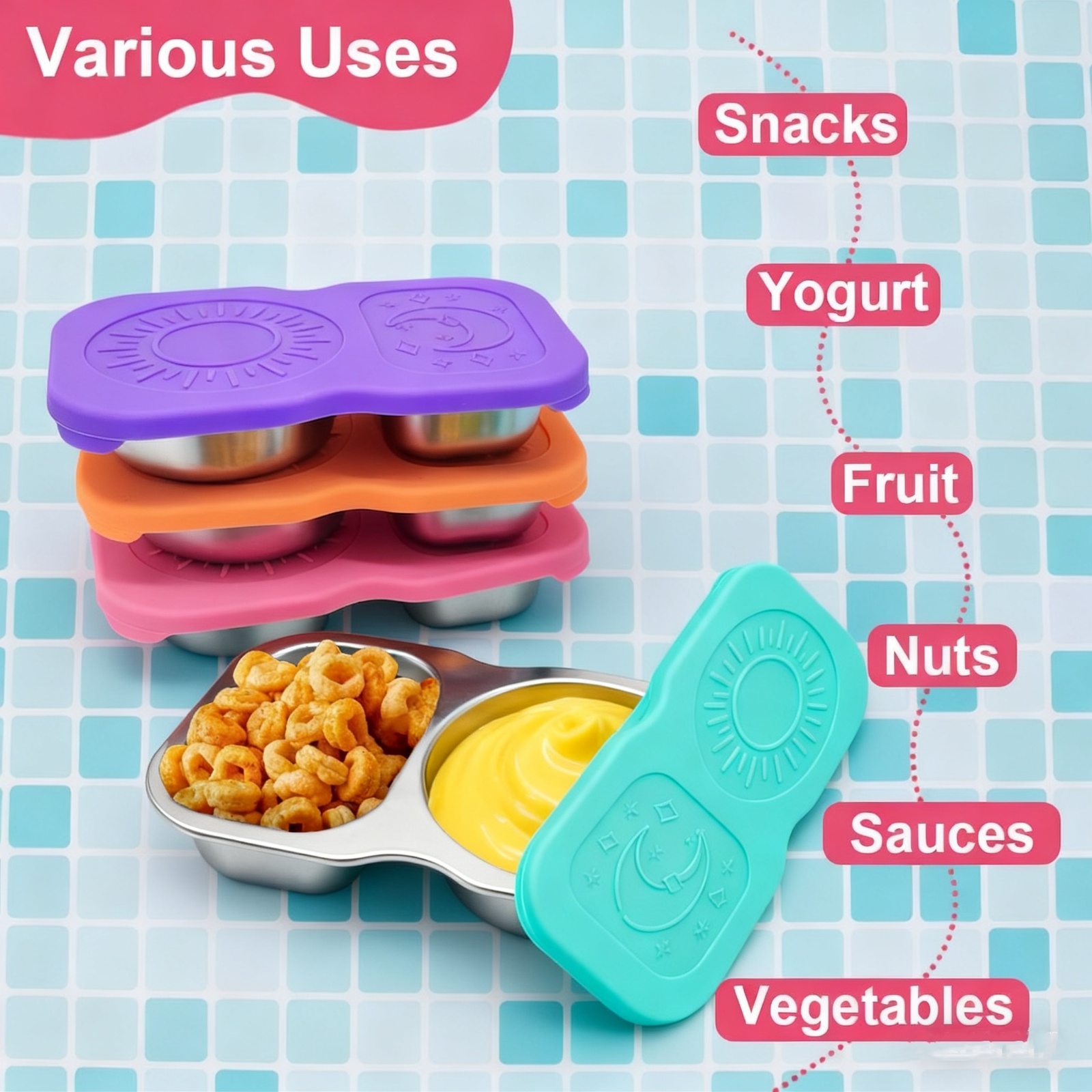 1pc Dipping Sauce Dish Stainle - Sauce Dipping Cup recension och pris