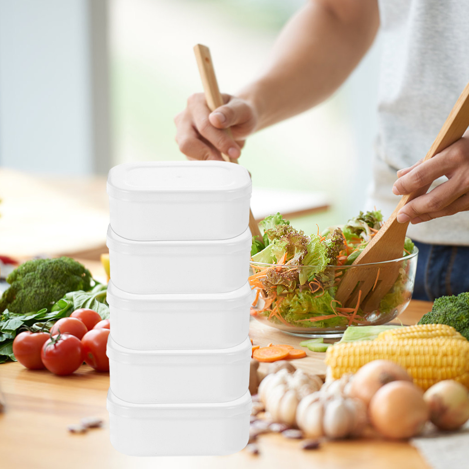 5Pcs Grain Rice Storage Boxes  - Meal Prep Rice recension och pris