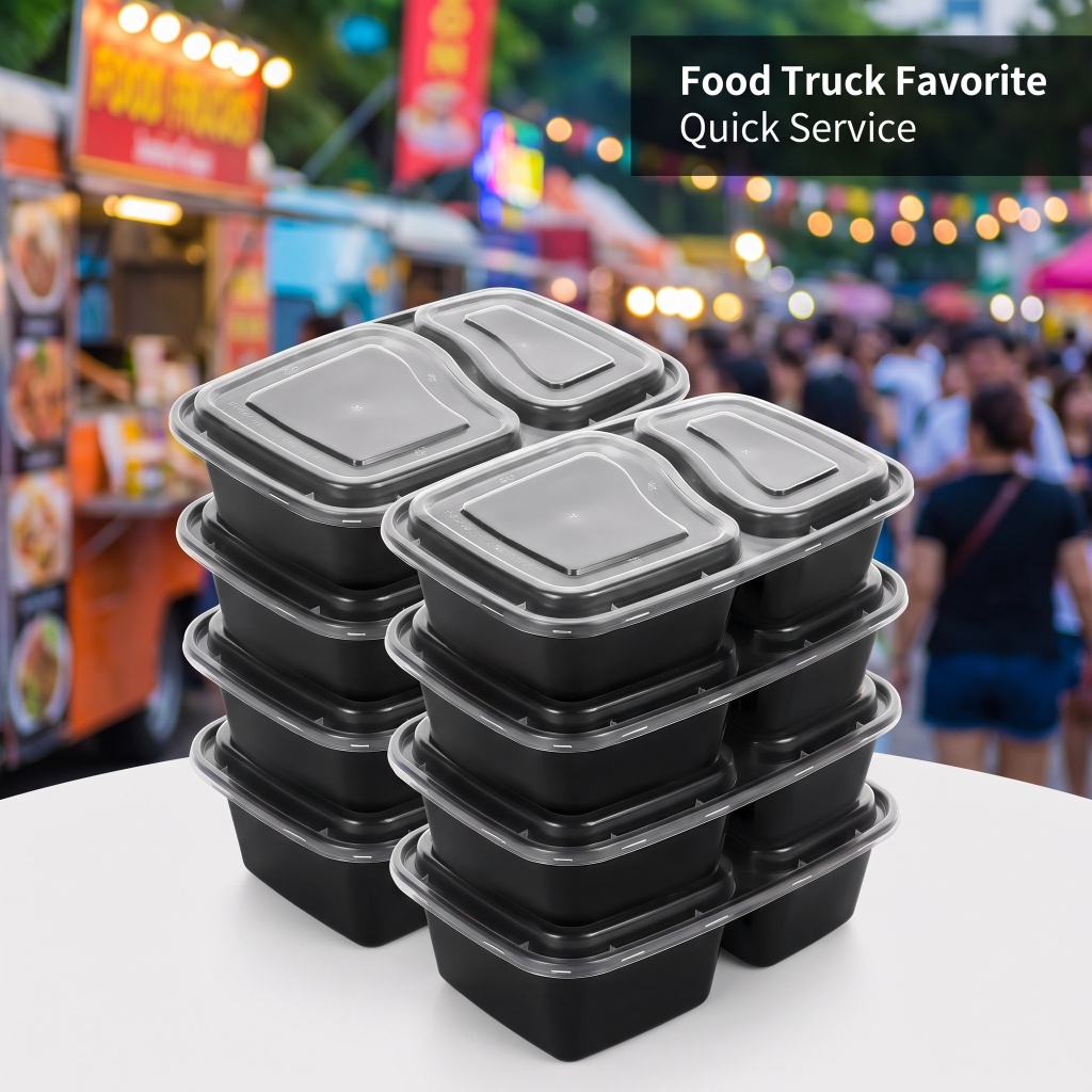 35oz 20 Pack 2 Compartment Lea - Meal Prep For A Day recension och pris