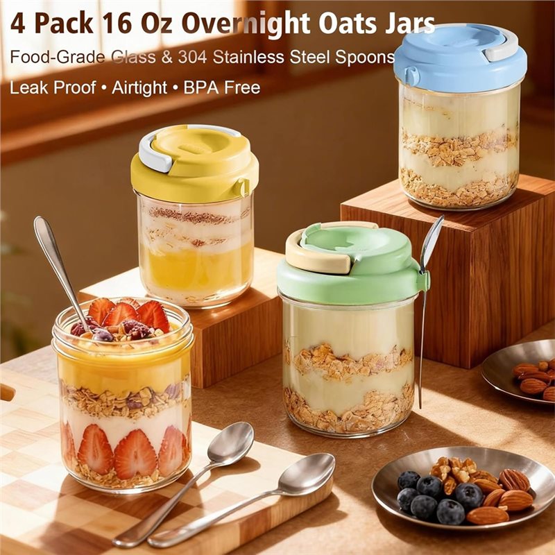 【THANKSGIVING DAY】4 Pack 16 Oz - Meal Prep For A Day recension och pris