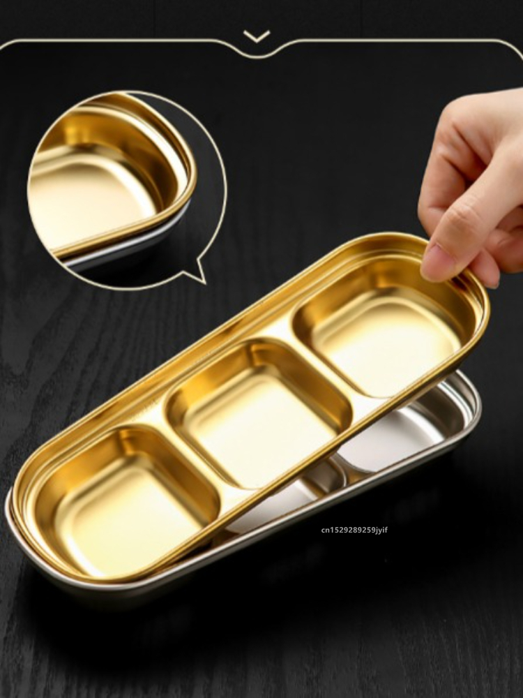 2/4pcs Stainless Steel Divided - Sauce Dipping Cup recension och pris