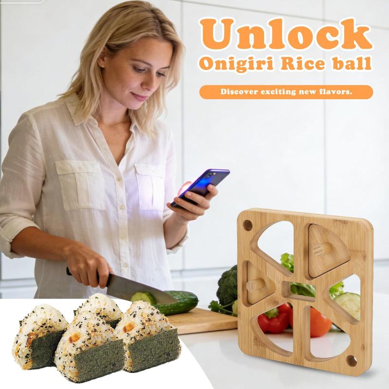 5/6 Holes Riceball Mold Classi - Meal Prep Rice recension och pris