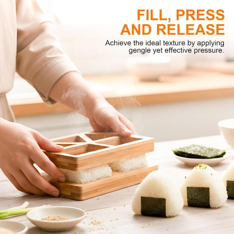 5/6 Holes Riceball Mold Classi - Meal Prep Rice recension och pris