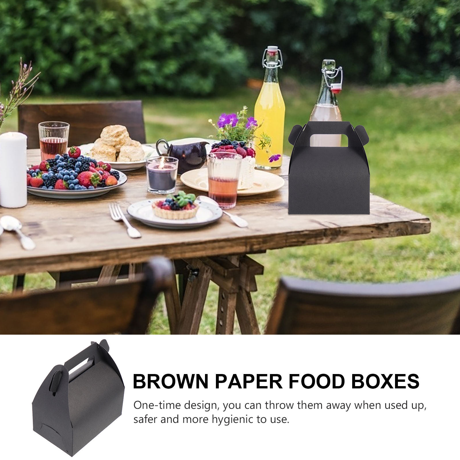 20Pcs Sturdy Kraft Paper Food  - Meal Prep With Chicken recension och pris
