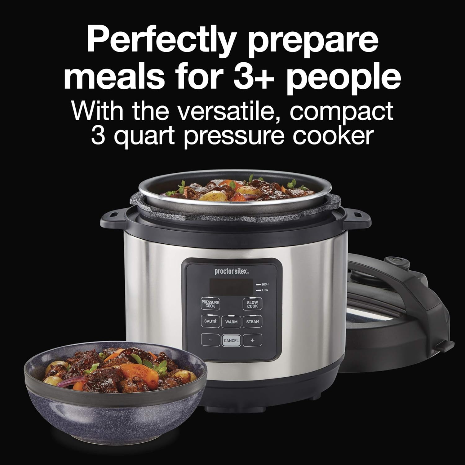 3 Qt 4-in-1 Electric Pressure  - Meal Prep Rice recension och pris
