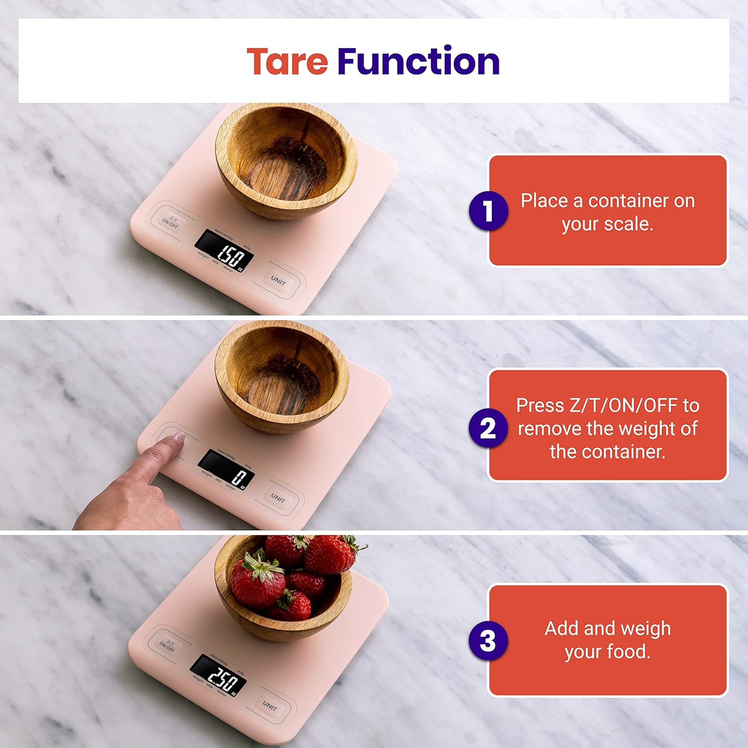 Food Kitchen Scale, Digital Gr - Meal Prep Weight Loss recension och pris
