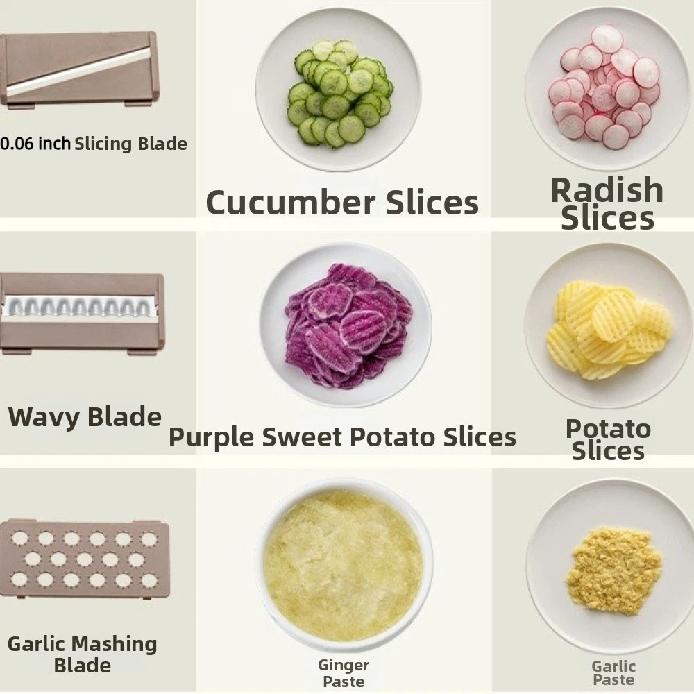 Manual Vegetable Cutter with H - Meal Prep Manual recension och pris