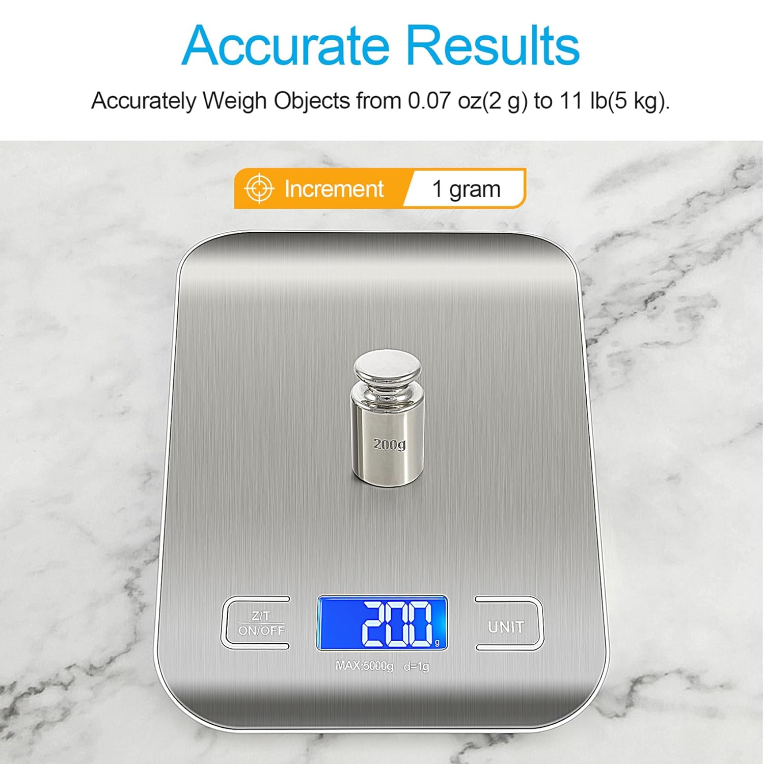 Food Scale, Kitchen Scale, Wei - Meal Prep Weight Loss recension och pris