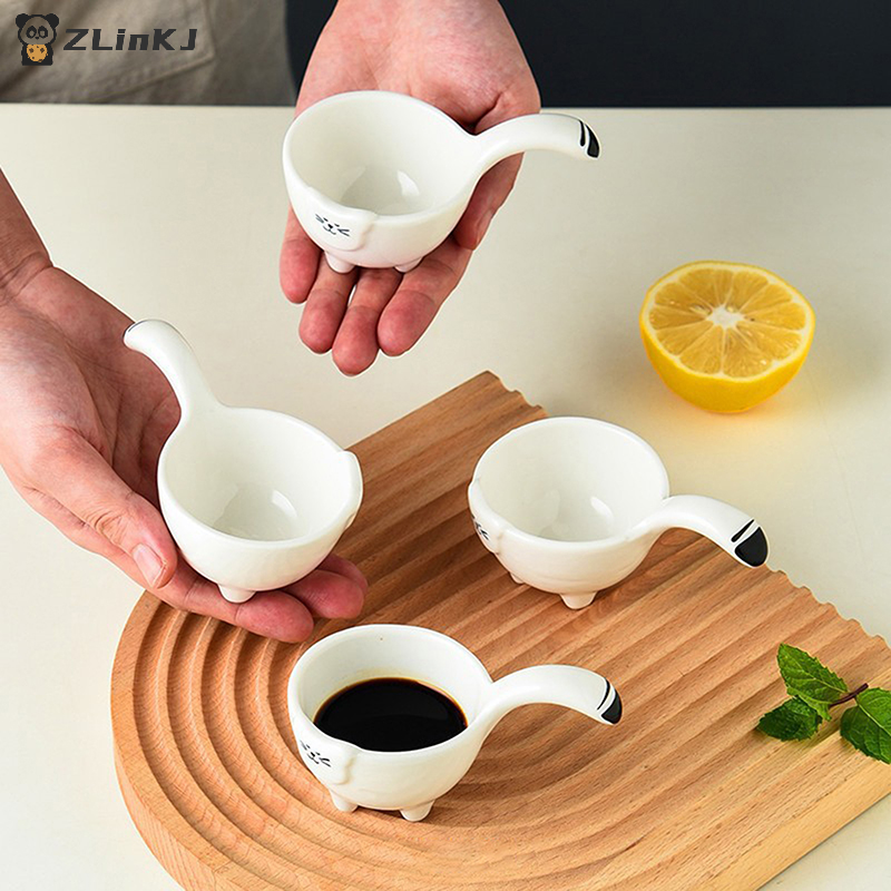 Kitchen Ceramic Dipping Plate  - Sauce Dipping Cup recension och pris